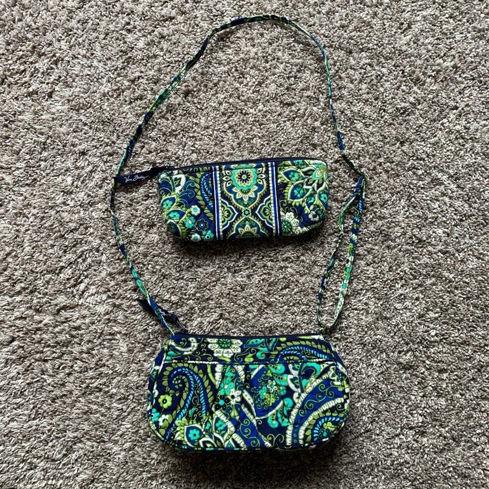 Green and Blue Vera Bradley Set